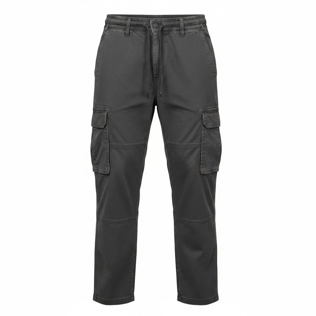 Charcoal Gray Cargo Pants