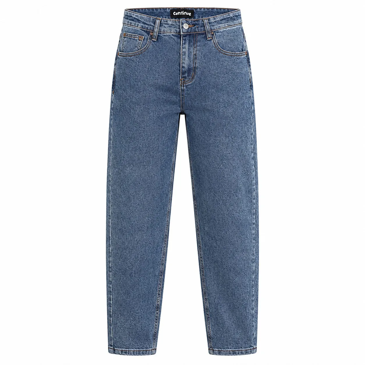 CONTINUE Classic Blue Baggy Jeans