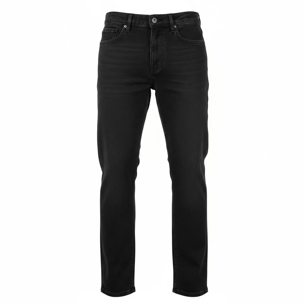 YOUTHFEVER Black Straight Fit Jeans