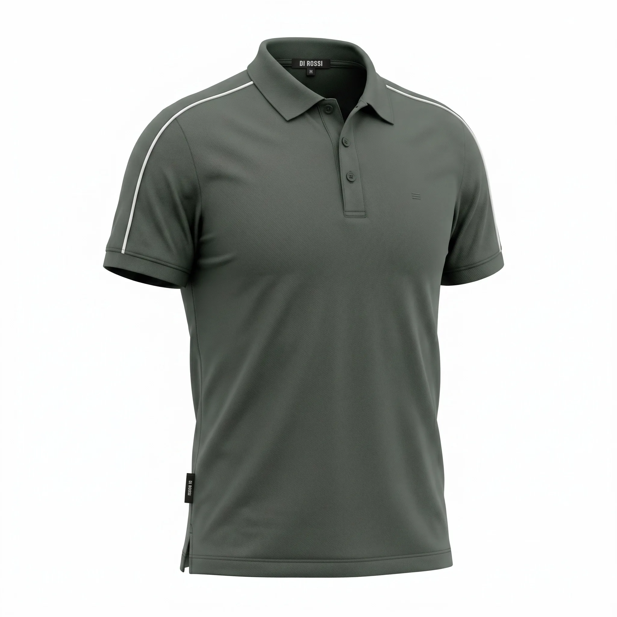 Olive Green Polo Di Rossi