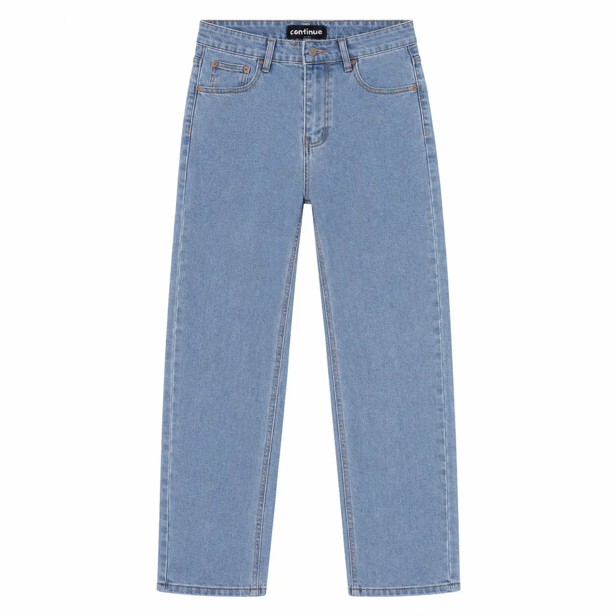 CONTINUE Baggy Ice Blue Jeans