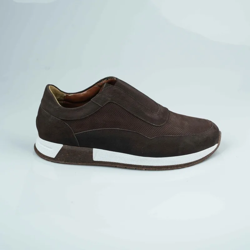 jammal brown drowing pure leather
