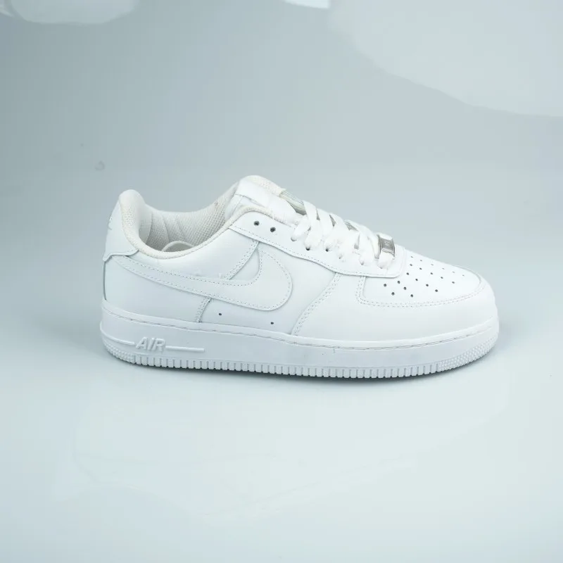 nike full white airforce leather